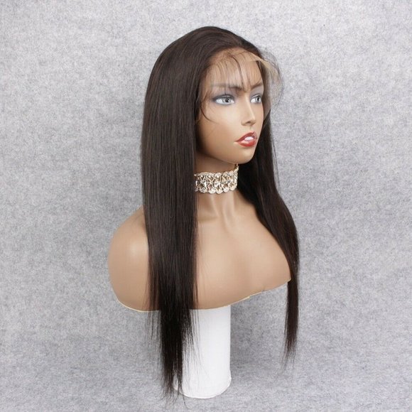 100% Human Hair Lace Front Brown Wig 22" inches - Picture 2 of 6